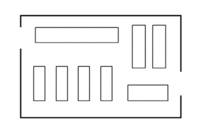 直线型店面布局形式设计1