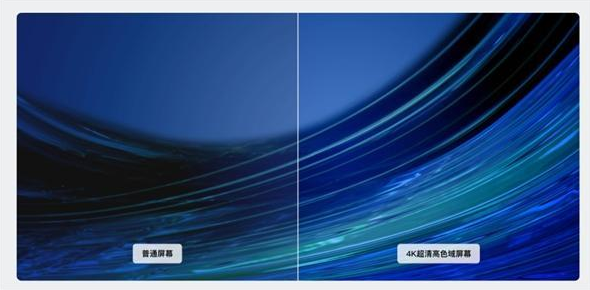 色域提升到100%的NTSC高显示规格,色彩丰富、细节尽显