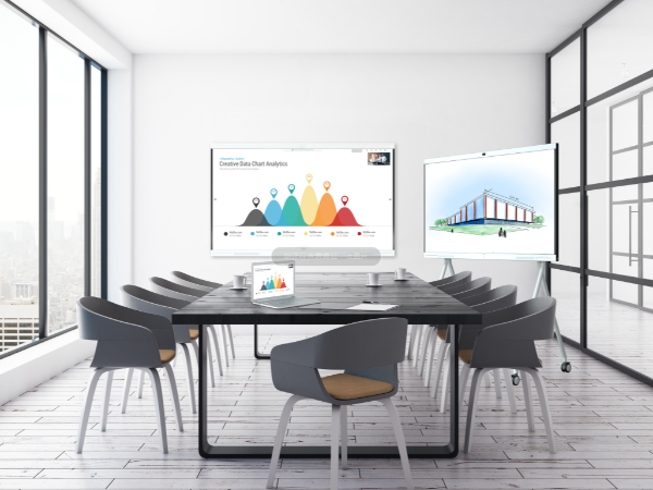 多合一的华为企业智慧屏，提高远程协作、本地协作工作效率