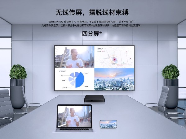 MAXHUB商显屏无线投屏，还能保护隐私