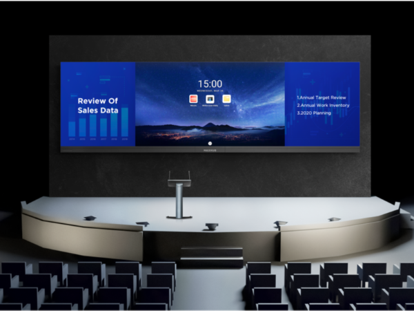 中大型场景使用LED一体机宽幕，信息一览无遗